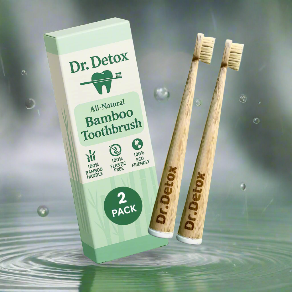 Dr.Detox Boar Bristle Bamboo Toothbrush